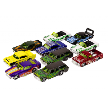 Autode komplekt 1:64 Metall 10 tk