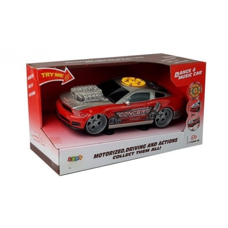 Auto DJ muusikapaneeli ja valguskõlaritega