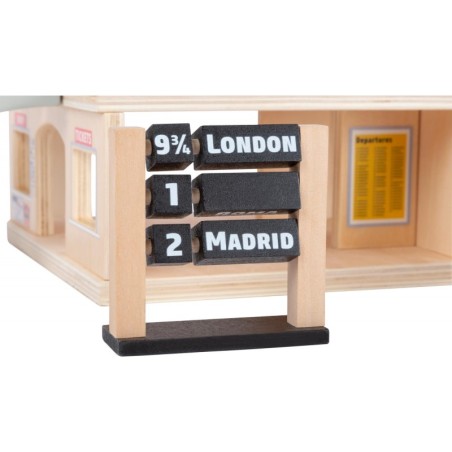 Raudteejaam koos tarvikutega