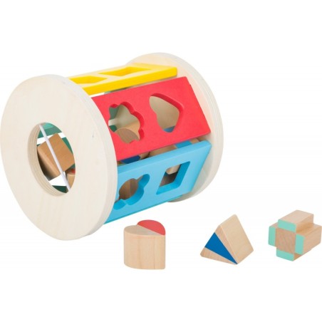 Puidust veerev kuju sorteerimiskuubik