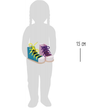 Värvilised keermega kingad