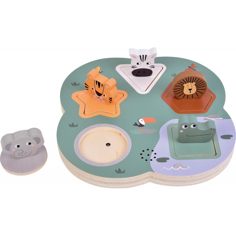 3D-mõistatus loomade müradest "Safari"