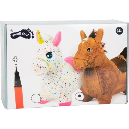 Hüppav plüüsihobune