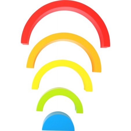 Puidust ehitusplokid Rainbow