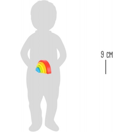 Puidust ehitusplokid Rainbow