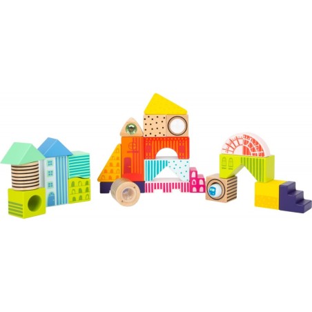 Puidust ehitusplokid fantaasiamaailm