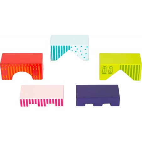 Puidust ehitusplokid fantaasiamaailm