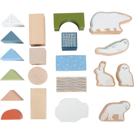 Puidust ehitusplokid "Arctic"