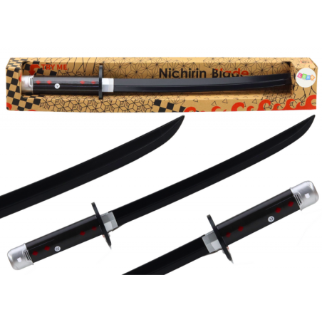 Akutoitega Samurai Nichirin Sword Mugav käepide must heli