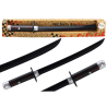 Akutoitega Samurai Nichirin Sword Mugav käepide must heli