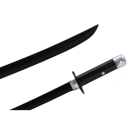 Akutoitega Samurai Nichirin Sword Mugav käepide must heli