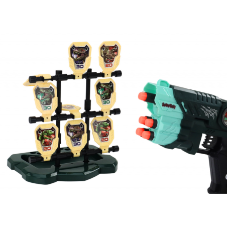 Vaht dinosaurused rohelise noole komplekt