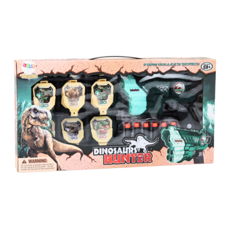 Vaht dinosaurused rohelise noole komplekt