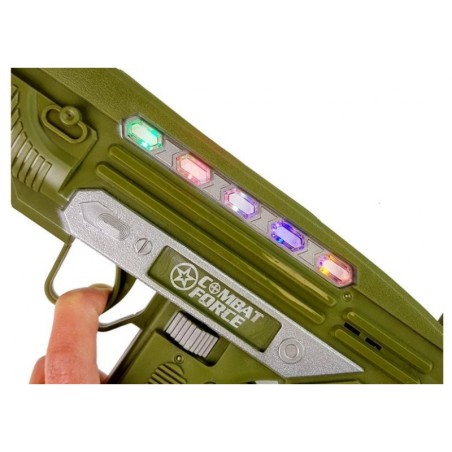Sõjaväe komplekt Gun Sound Lights rinnamärk 37 cm