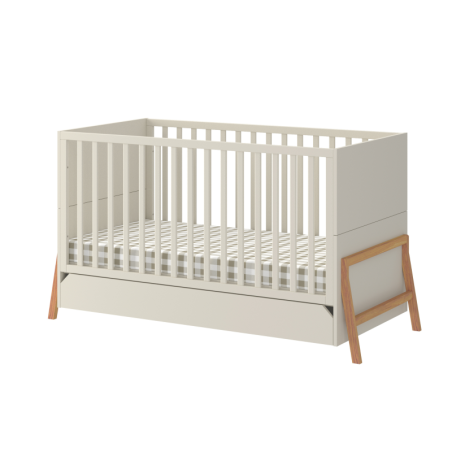 Lotta latte võrevoodi/väikelapse voodi 70x140 sahtliga