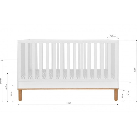 Beebivoodi 70x140 cm Toteme Botanic