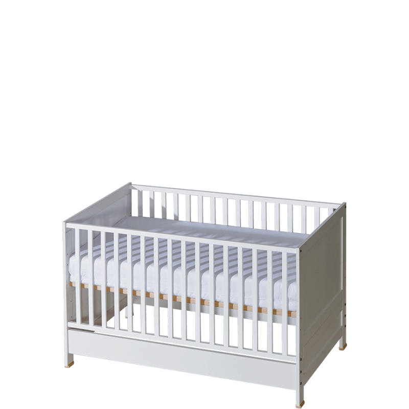 Lastevoodi 140x70 Basic valge