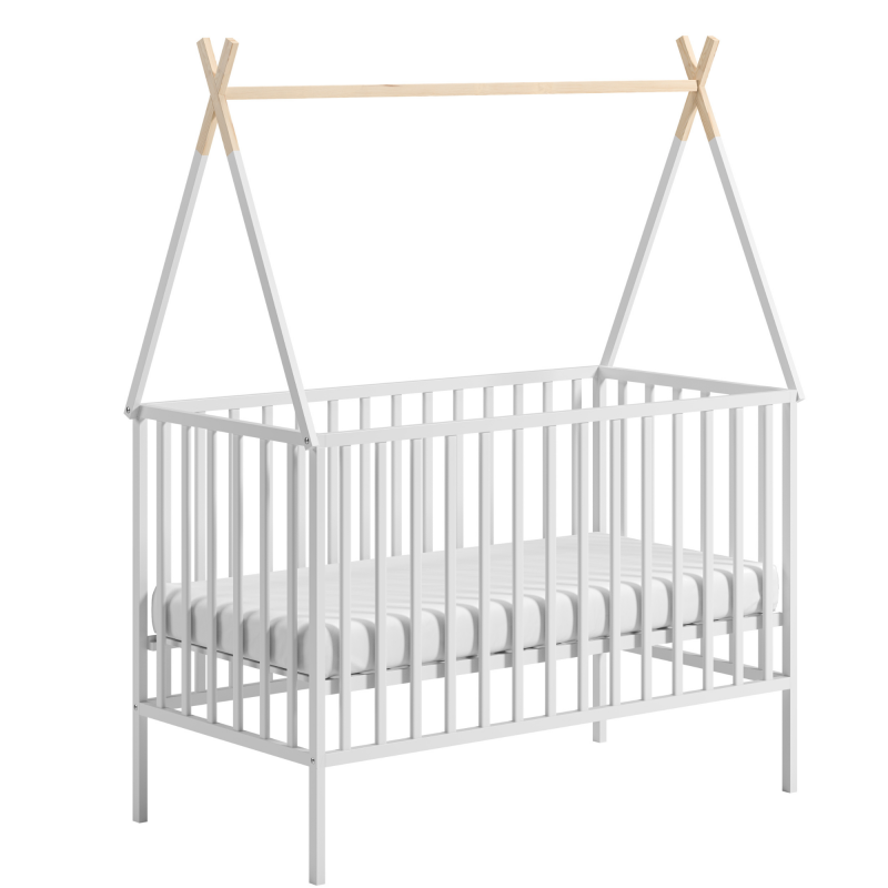 Beebivoodi 120x60 TIPI valge