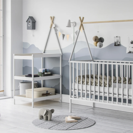 Beebivoodi 120x60 TIPI valge