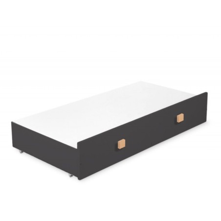 Sahtel MAXI beebivoodi alla 120x60 cm, tumehall