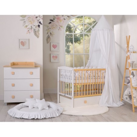 Beebivoodi 120x60 cm Leonardo, valge