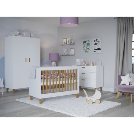 Beebivoodi Kubi 60x120 cm, valge