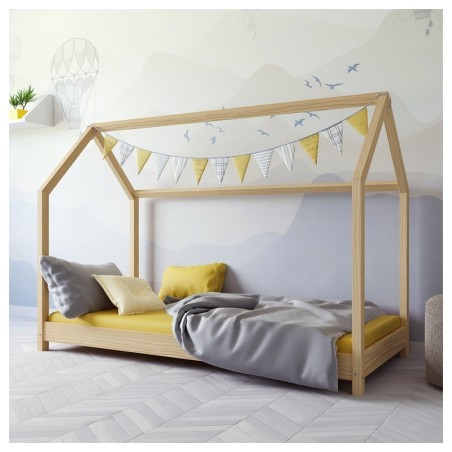 Voodi bella 90x200, naturaalne