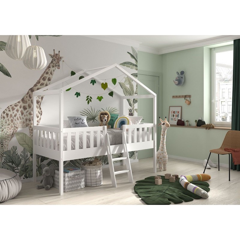 Majavoodi Dallas trepi ja liumäega 90x200 cm