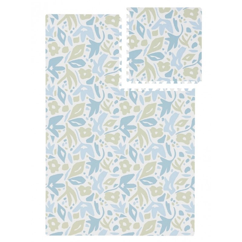 Mängumatt puslematt FLORA sinine 120x180 cm