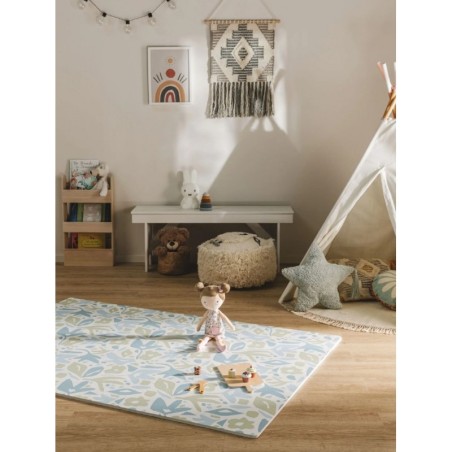 Mängumatt puslematt FLORA sinine 120x180 cm