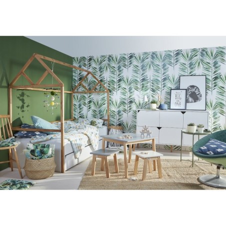 Lotta snow valge majavoodi 90x200 sahtliga