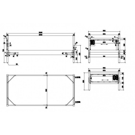 Voodi Alex 90 X 200 CM