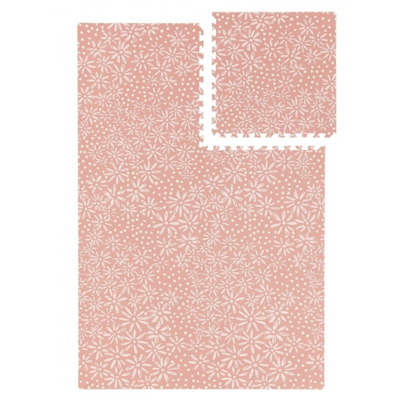 Mängumatt puslematt DAISY roosa 120x180 cm