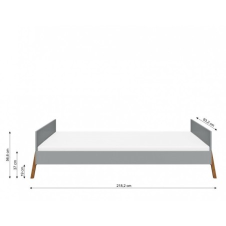 Lotta juuniorvoodi 90x200 hall