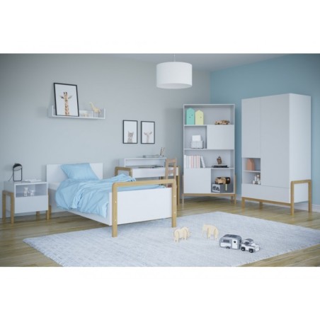 Voodi Victor 80x180 cm, valge