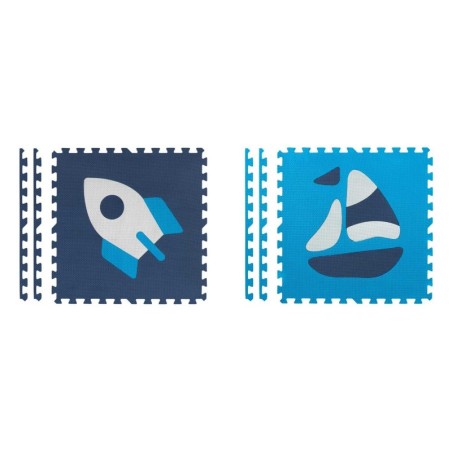 Puslematt 180x180cm 9 tk sinine