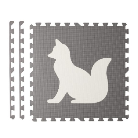 Puslematt, valged ja hallid loomad 6 tk