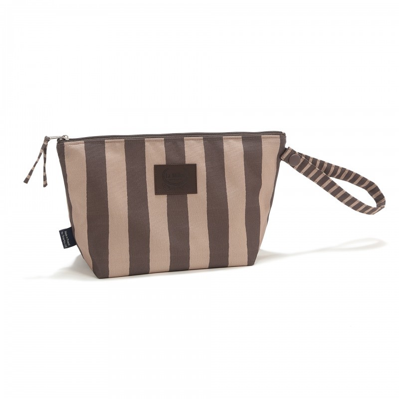 Veekindel tualett-tarvete kott STRIPES BROWN