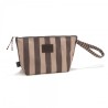 Veekindel tualett-tarvete kott STRIPES BROWN
