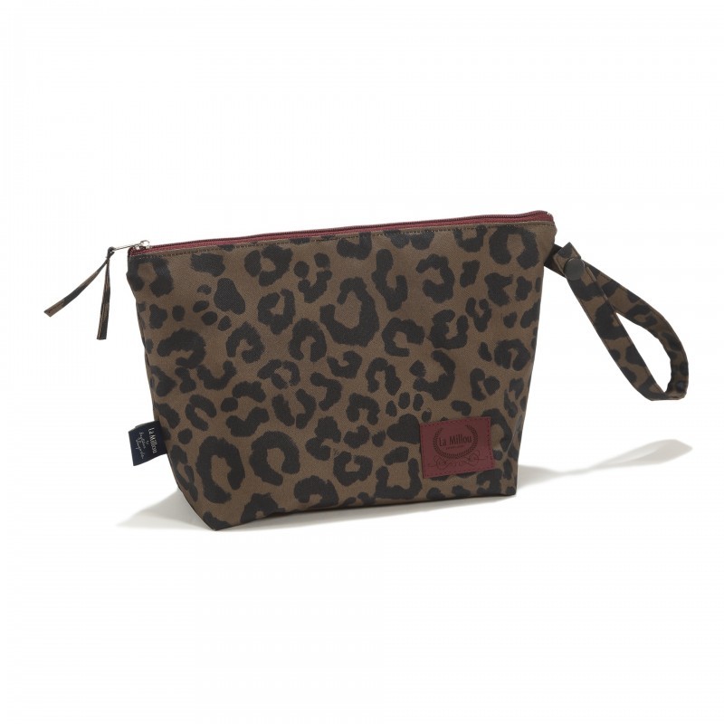 Magdalena Lamparska veekindel tualetitarvete kott LEOPARD CHOCO