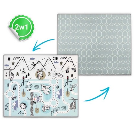 Hariv rullitud vahtmatt 180 x 150 x 1,5 cm