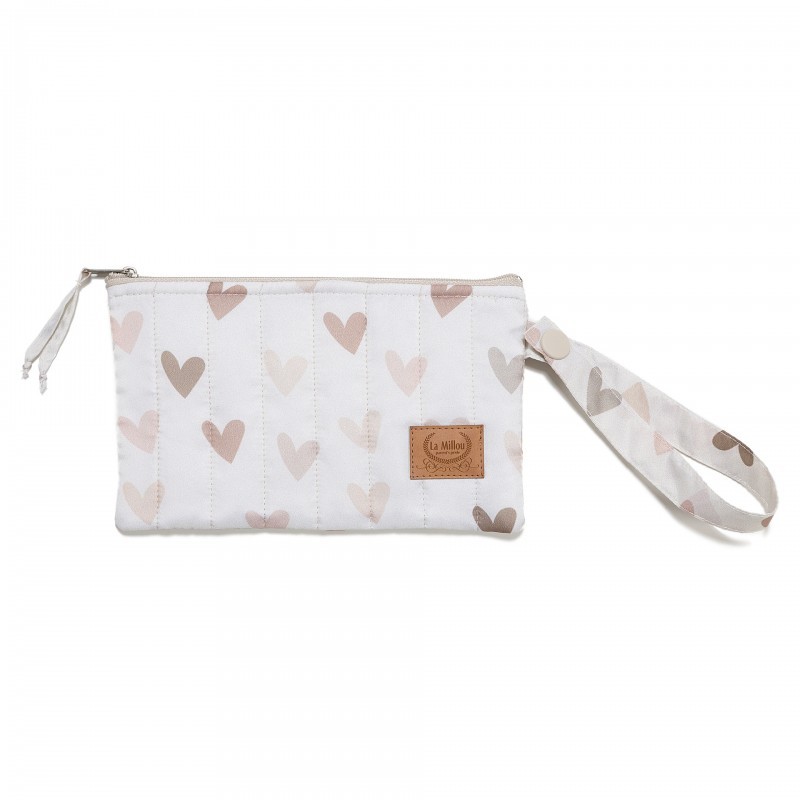 Nailonist polsterdatud kott HEARTBEAT BEIGE