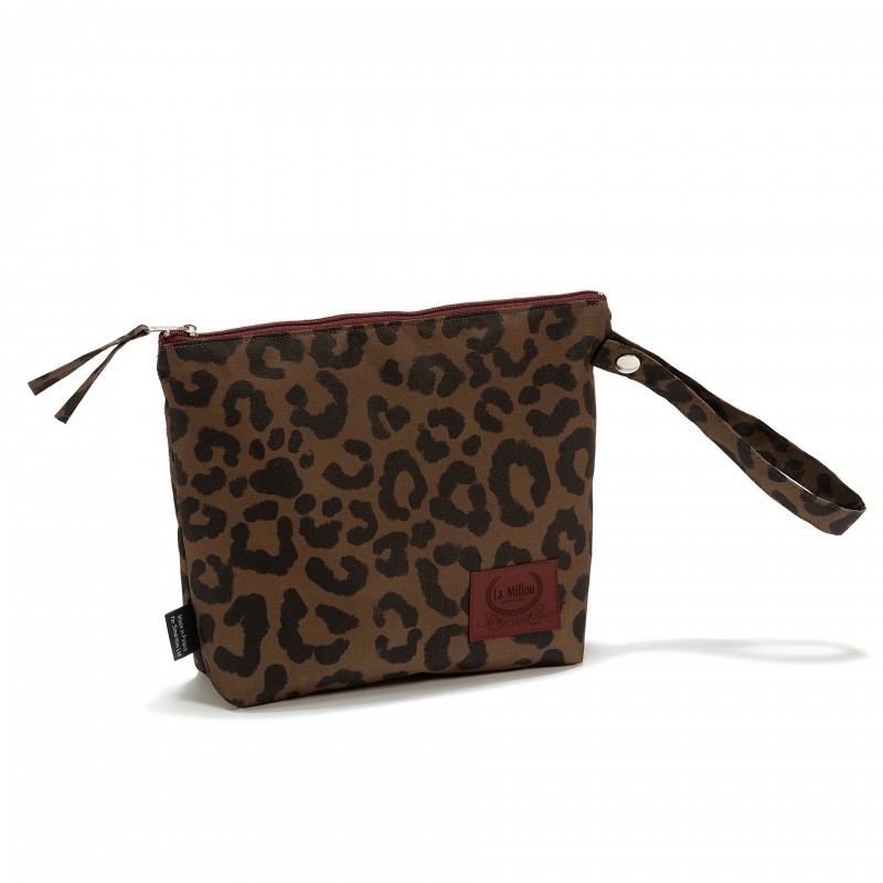 Magdalena Lamparska veekindel tualetitarvete kott LEOPARD CHOCO
