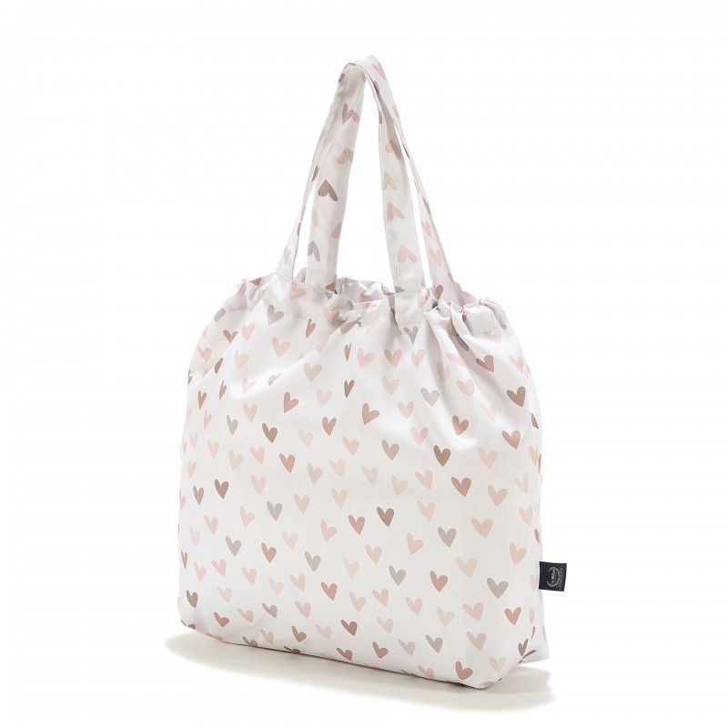 Ostukott L HEARTBEAT BEEGE