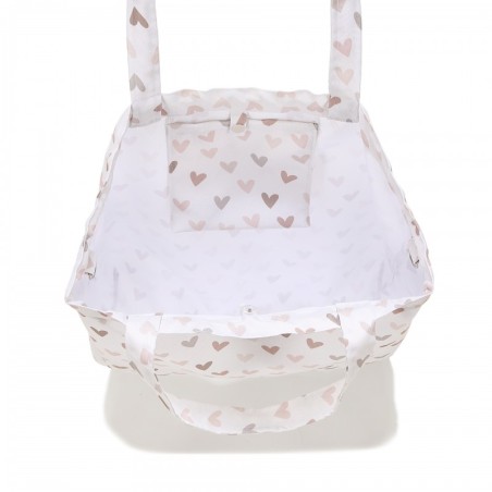 Ostukott L HEARTBEAT BEEGE