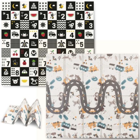 Hariv kokkupandav vahtmatt 200 x 180 x 1 cm