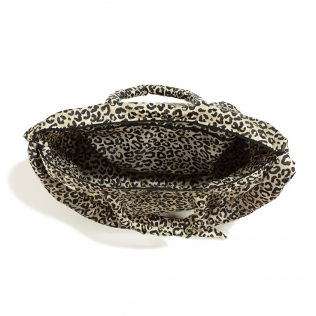 Nädalavahetusekott Magdalena Lamparska nailonist LEOPARDIKREEM