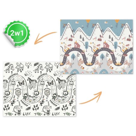 Hariv kokkupandav vahtmatt 200 x 150 x 1 cm