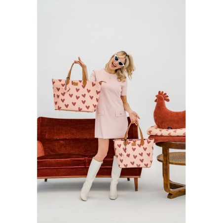 Ema kott Feria HEARTBEAT ROOSA