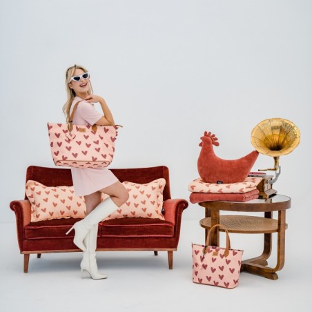 Ema kott Feria HEARTBEAT ROOSA